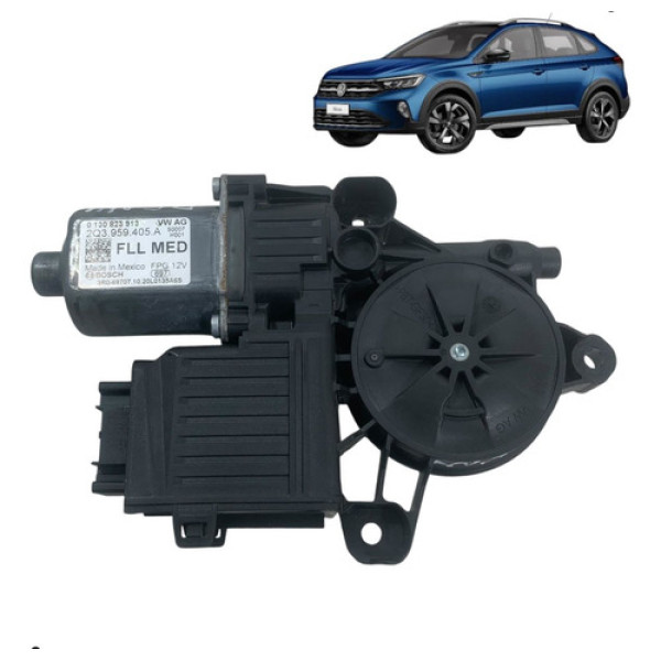 Motor Máquina Vidro Porta Dianteira Esquerda Nivus 2021 2024