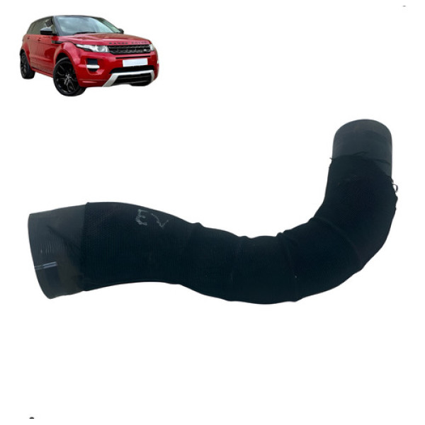 Mangueira Intercooler Range Rover Evoque 2.0 2012 2015 Preto