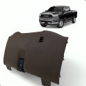 Acabamento Inferior Painel Motorista Dodge Ram 2017 A 2023   Marrom Listras