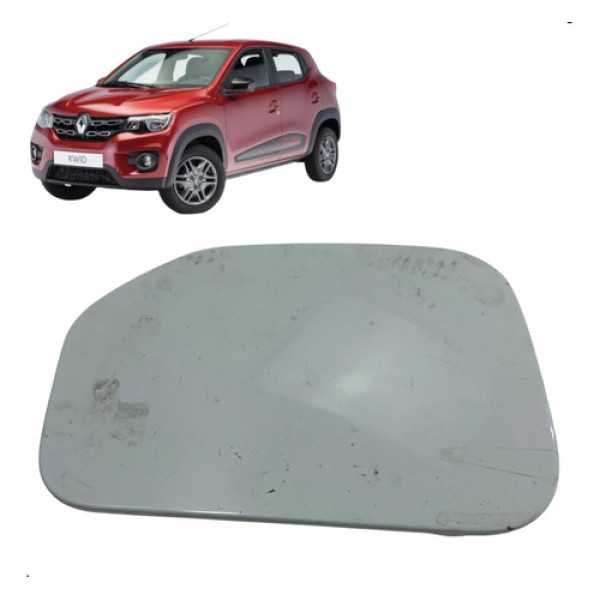 Portinhola Tampa Tanque Combustível Renault Kwid 2018 A 2021 Branco 2018