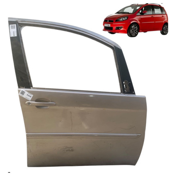 Porta Dianteira Direita Fiat Idea 2012 A 2016 Detalhes Dianteira Direito Marrom