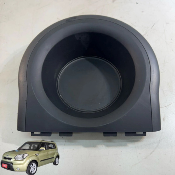 Porta Objetos Central Painel Kia Soul 1.6 2009 A 2012 Preto
