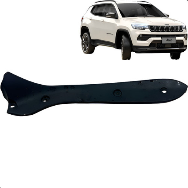 Moldura Tampa Traseira Esquerda Jeep Compass 2.0 2022 A 2024 Preto