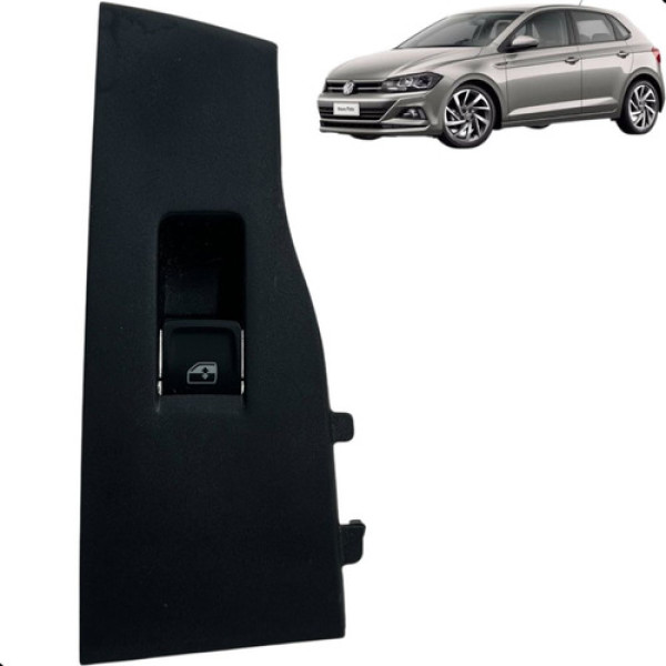 Botao Comando De Vidro Traseira Esquerda Polo Tsi 2018 2021