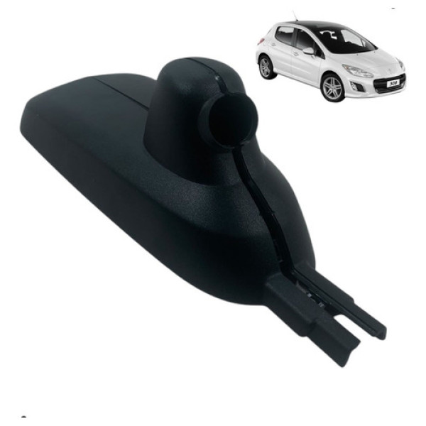 Moldura Acabamento Retrovisor Interno Peugeot 308 2011 2016 - Preto