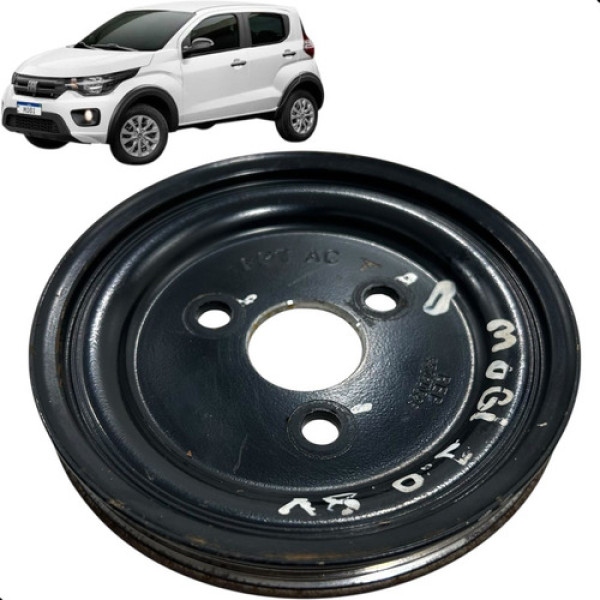 Polia Bomba Direção Hidraulica Fiat Mobi Uno 1.0 2012 A 2021 Preto