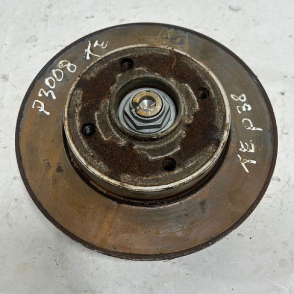 Disco Freio Traseiro Direito Peugeot 308 1.6 Thp 2013 A 2016