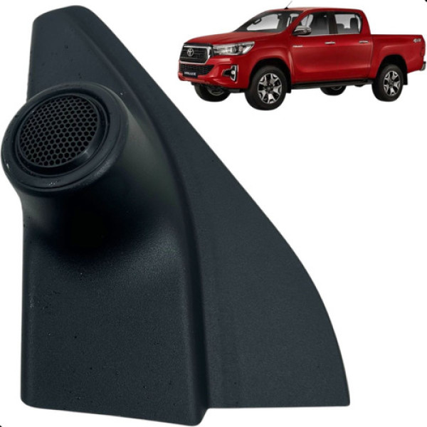 Moldura Acabamento Retrovisor Esquerdo Hilux 2016 A 2020 Preto