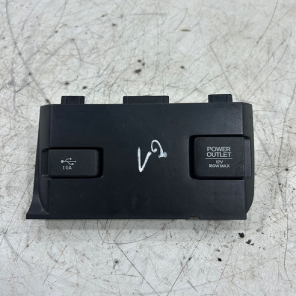 Moldura Tomada Usb Console Honda Civic G10 2017 A 2022