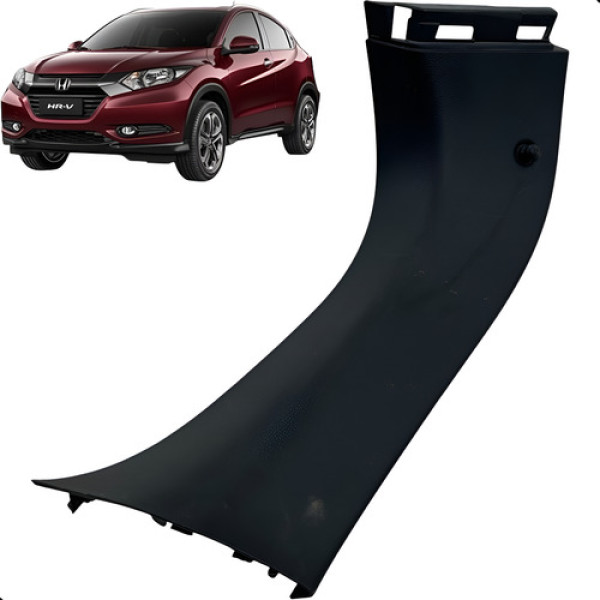 Acabamento Coluna Traseria Esquerda Honda Hrv 2016 2021 Preto