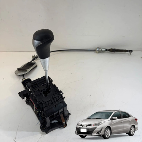 Manopla Câmbio Automático Toyota Yaris 1.5 2019 A 2021 Preto