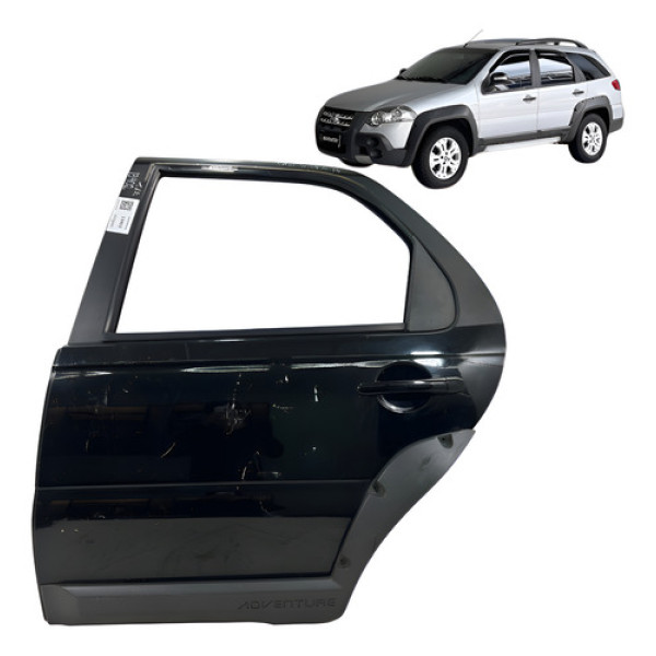 Porta Traseira Esquerda Fiat Palio Adventure 2009 A 2018 Traseira Esquerdo Preto