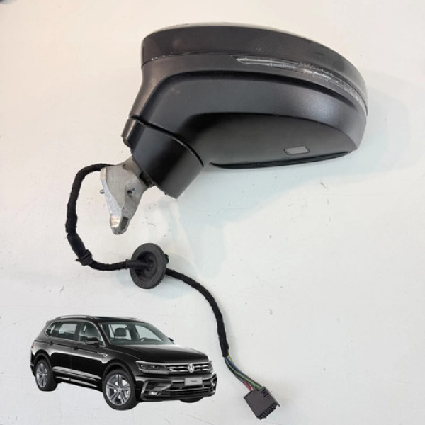 Retrovisor Volkswagen Tiguan Allspace 2018 A 2021 Esquerdo