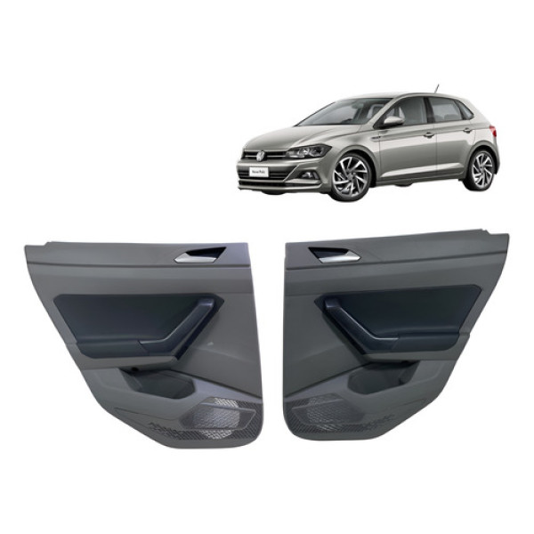 Forro Porta Traseira Polo 2018 2019 2020 2021 Par Ambos Lado