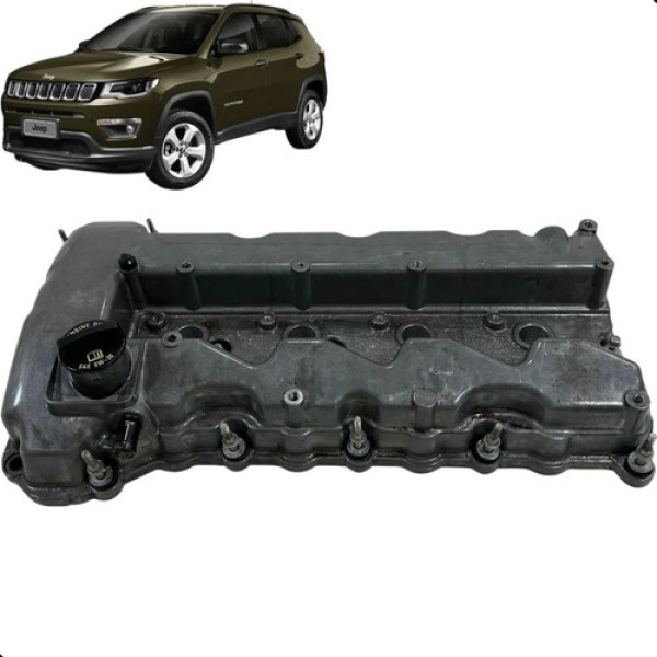 Tampa Válvulas Cabeçote Compass 2.0 Flex 2018 2019 2020 2021 Prateado