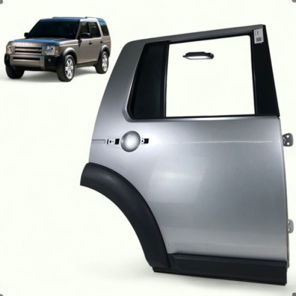Porta Traseira Direita Discovery 3 4 2007 A 2016  Traseira Direito Prateado