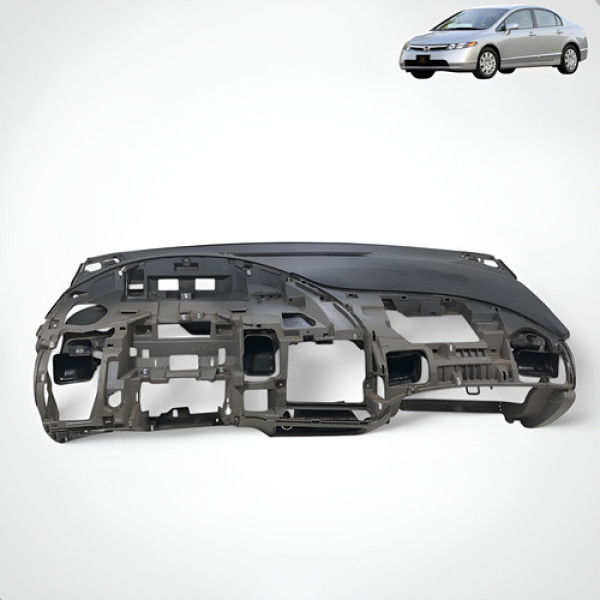 Capa Painel Tabelier New Civic 2007 2008 2009 2010 2011 Preta