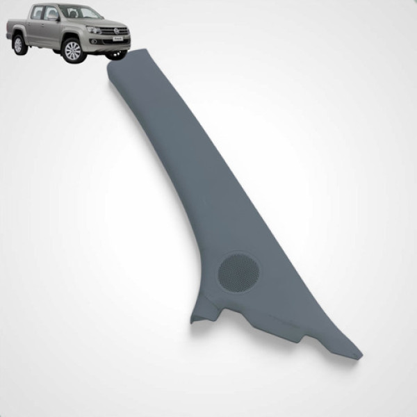 Moldura Coluna Parabrisa Amarok 2010 2023 Esquerda