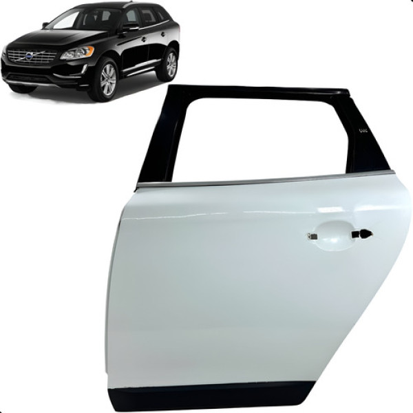 Porta Traseira Volvo Xc60 2014 2015 2016 2017 Esquerda Branca Traseira Esquerda