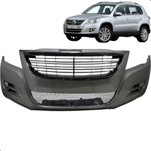 Parachoque Dianteiro Tiguan 2011 2012 Original Completo