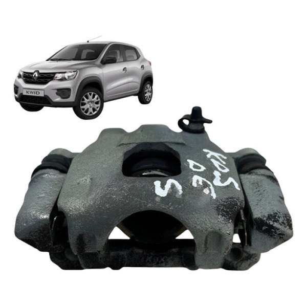 Pinça Freio Dianteira Esquerda Kwid 2018 A 2021 Disco Sólido