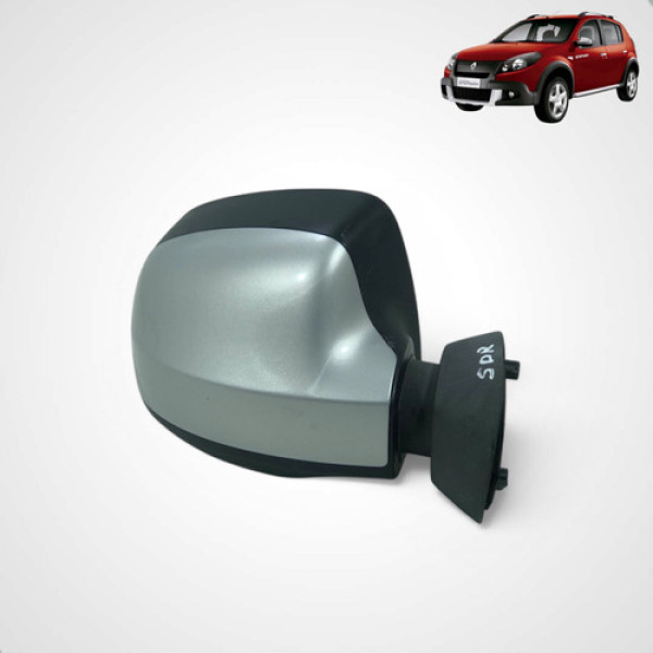 Retrovisor Sandero 2008 2013 Direito Elétrico Detalhe Fio