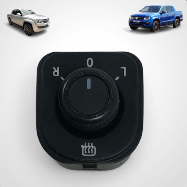 Botao Regulagem Retrovisor Amarok 2010 2017 S/rebatimento