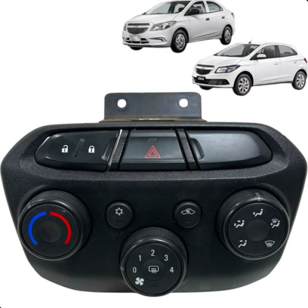Botão Comando Ar Condicionado Prisma Onix 2013 A 2019 Preto