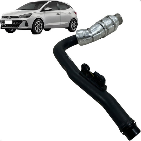 Mangueira Intercooler Hb20 1.0 3cc Turbo 2023 A 2025 Preto