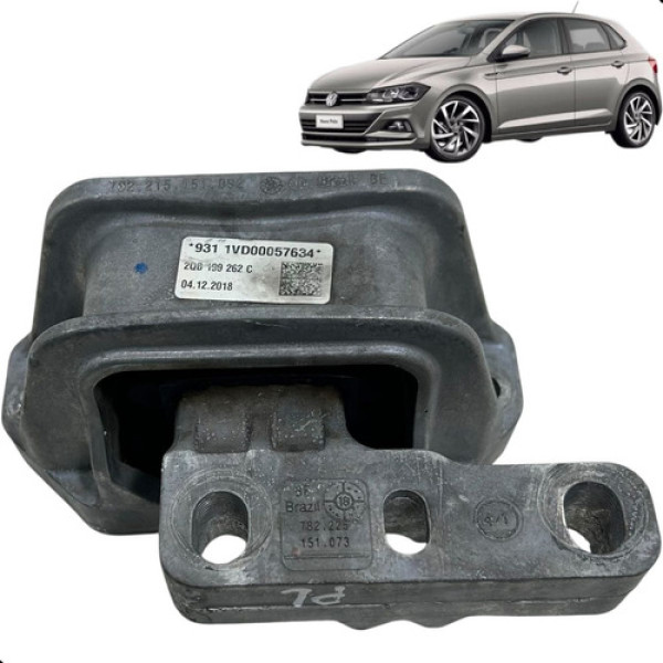 Coxim Direito Motor Polo Nivus 1.0 Tsi 2018 A 2021