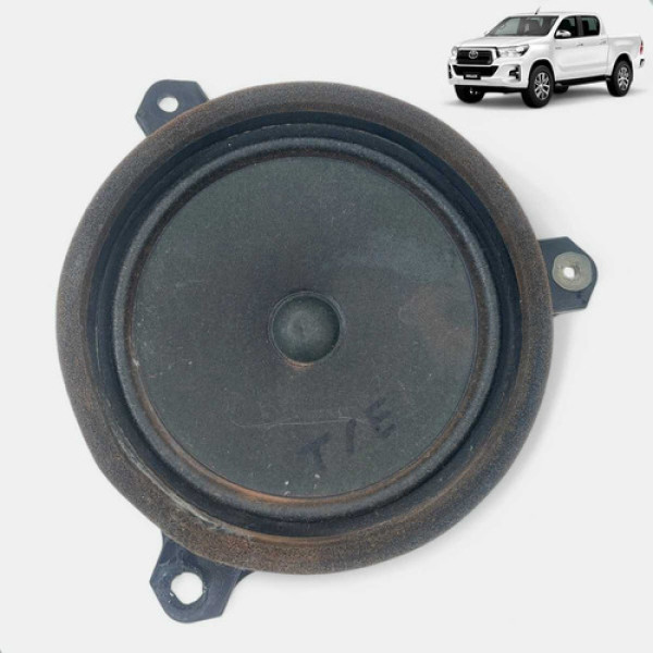 Alto Falante Porta Traseira Hilux 2.8 2016 A 2020 Esquerda  Preto