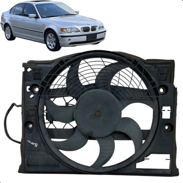 Ventoinha Com Defletor Bmw 325i 2.5 E46 2000 A 2003 