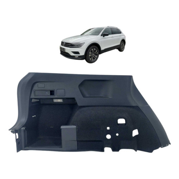 Forro Moldura Porta Mala Tiguan 2018 A 2021 Esquerdo