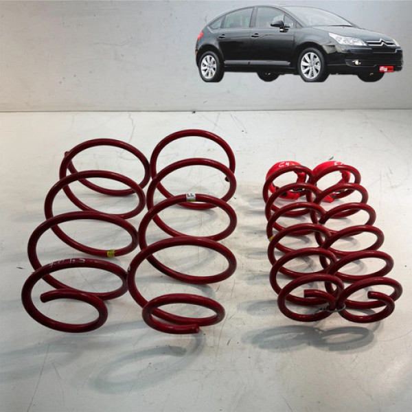 4 Molas Citroen C4 Hatch 2007 A 2012 Rebaixada Jogo Completo