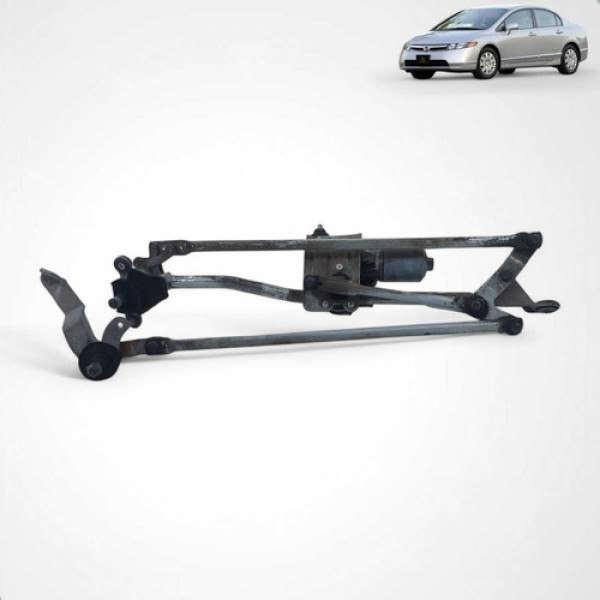 Motor Limpador Parabrisa Civic 2007 A 2011 C/detalhe
