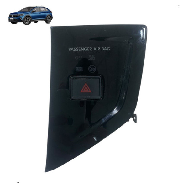 Botao Pisca Alerta Nivus 2021 2022 2023 2024  Preto