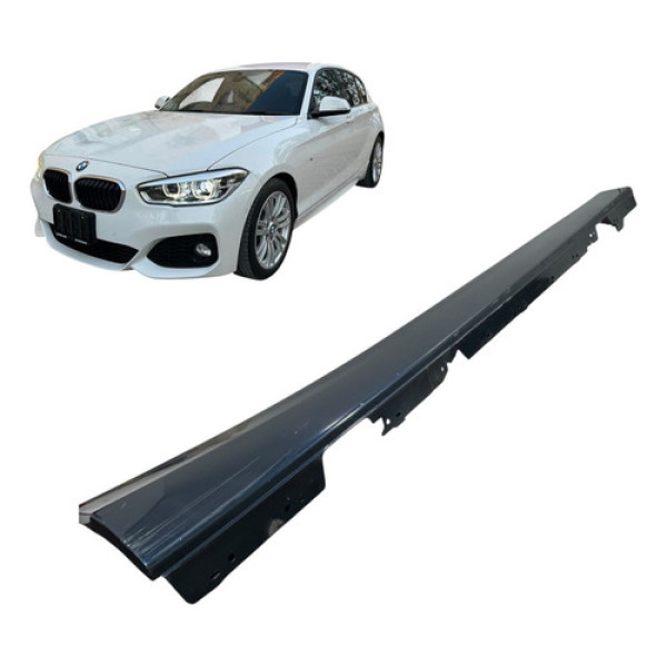 Moldura Spoiler Caixa Ar Lateral Direito Bmw 120i 2014 2016 Azul-marinho