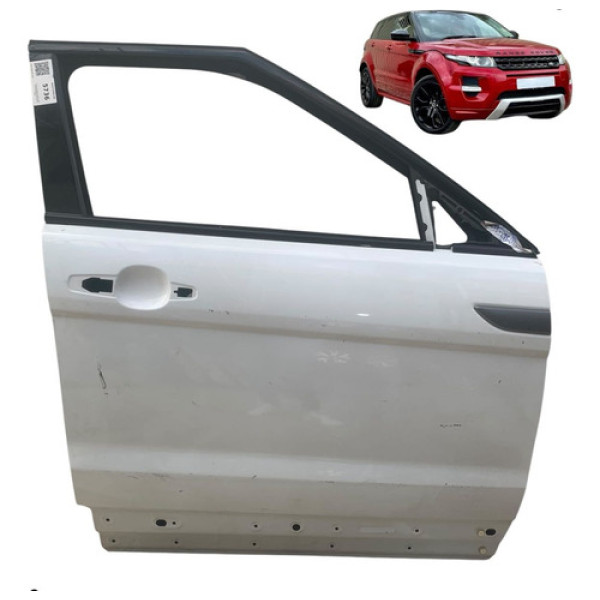 Porta Dianteira Direita Land Rover Evoque 2012 A 2015  Dianteira Direito Branco
