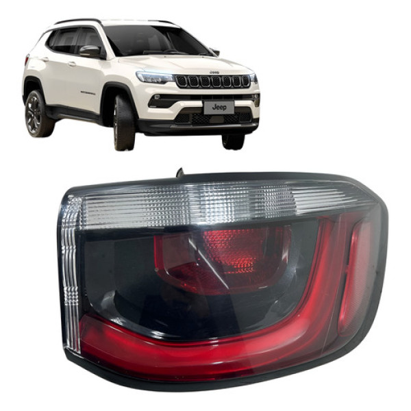 Lanterna Jeep Compass 2018 2019 2020 2021 Direita Original Direito/passageiro Vermelho