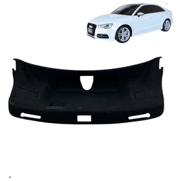 Forro Tampa Traseira Bagagito Audi A3 Sedan 2014 2015 2016 Preto