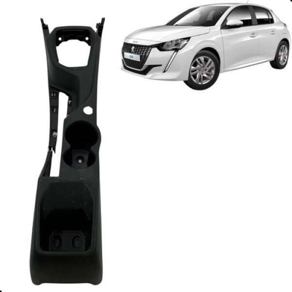 Console Central Peugeot 208 1.6 2021 A 2023 Preto
