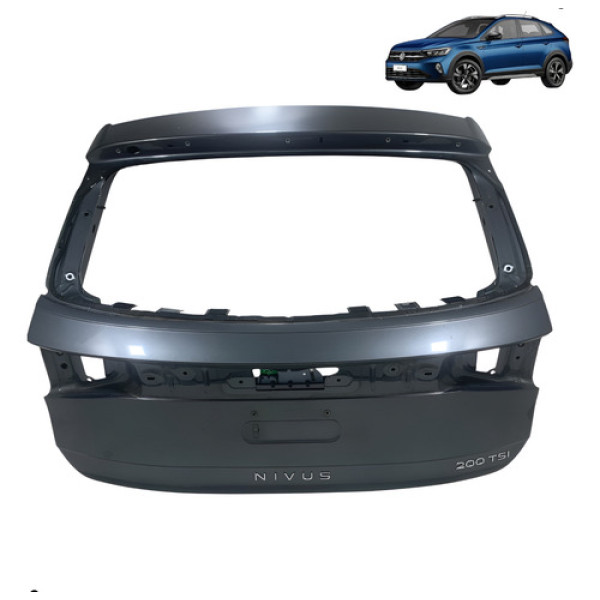 Tampa Traseira Porta Malas Nivus 2021 2022 2023 2024  Preto
