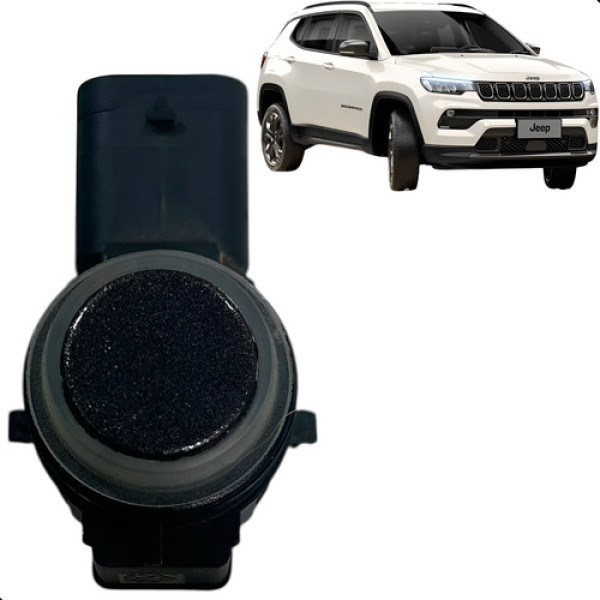 Sensor Estacionamento Traseiro Jeep Compass 2.0 2022 2024 Preto
