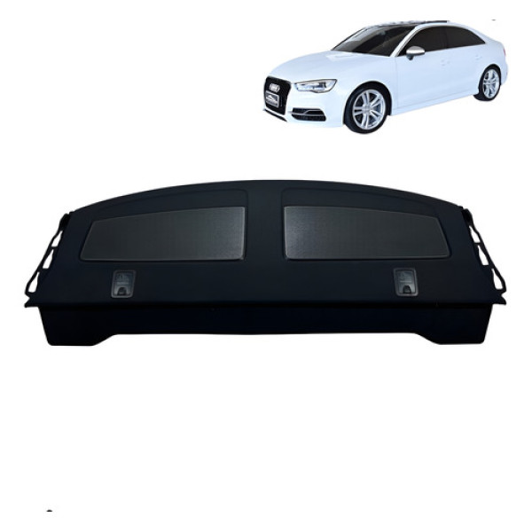Tampão Porta Malas Audi S3 A3 Sedan 2014 2015 2016 Preto