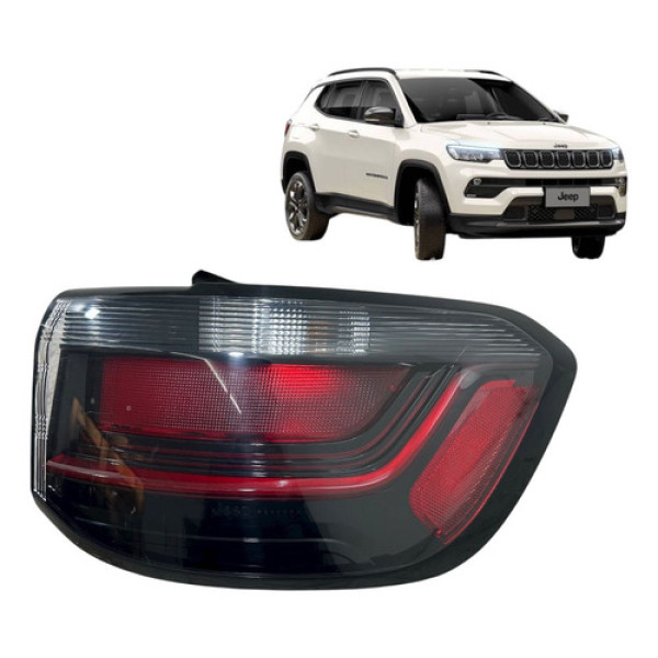 Lanterna Jeep Compass 2022 2023 2024 Traseira Direita Direito/passageiro Vermelho