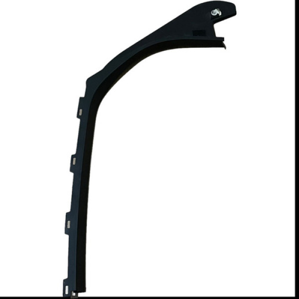 Moldura Porta Traseira Esquerda Ford Focus 2014 Á 2018 Preto Traseira Esquerdo