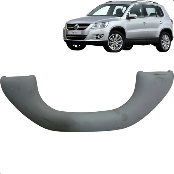 Alça Teto Pqp Traseira Tiguan 2010 A 2014 Ambos Lados  Caramelo