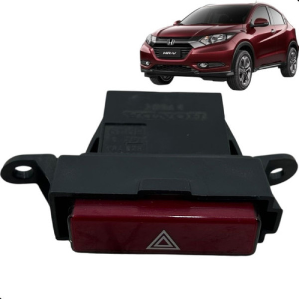 Botão Pisca Alerta Honda Hrv Hr-v 2016 2017 2018 2019 Vermelho