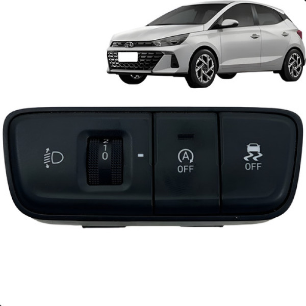 Botão Comando Farol Desabilitar Off Hb20 2023 2024 2025