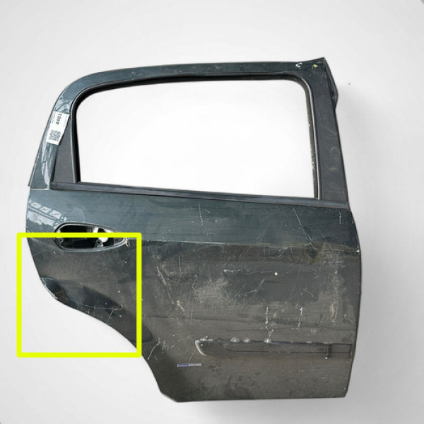 Porta Traseira Direita Punto 2008 2009 2010 2011 2012 2013 Traseira Direita Verde